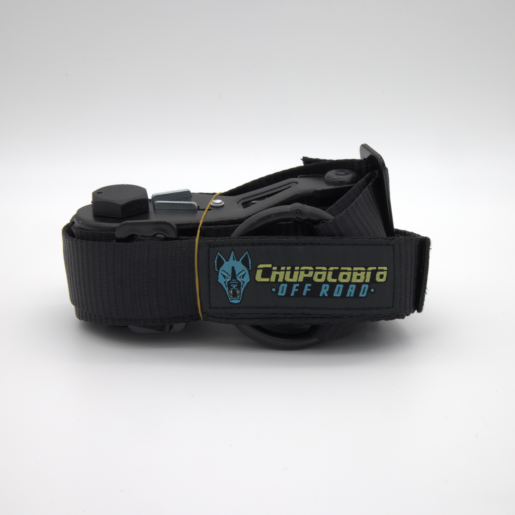 Chupacabra Offroad Ratcheting Spare Tire Y-Strap Black
