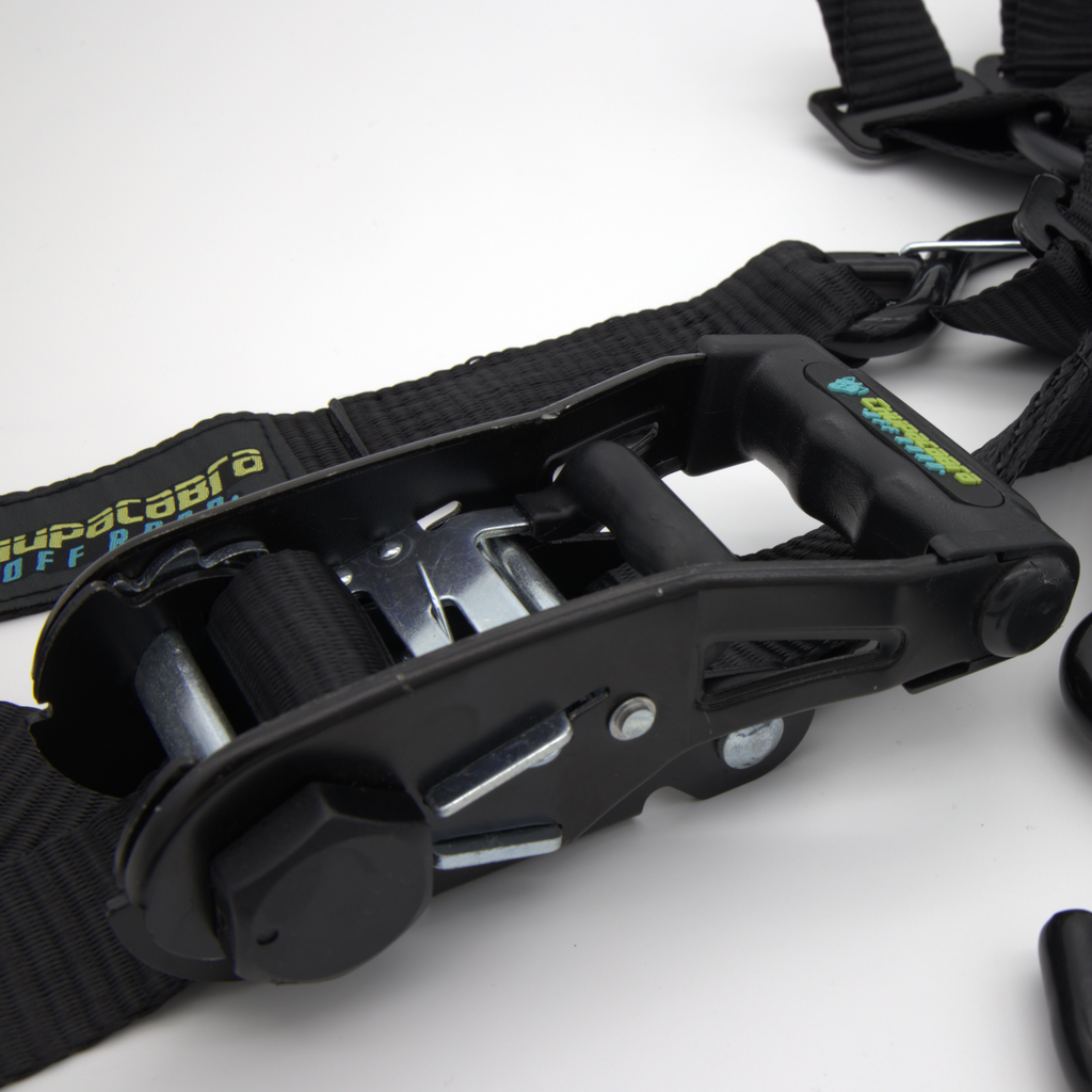 Chupacabra Offroad Ratcheting Spare Tire Y-Strap Black