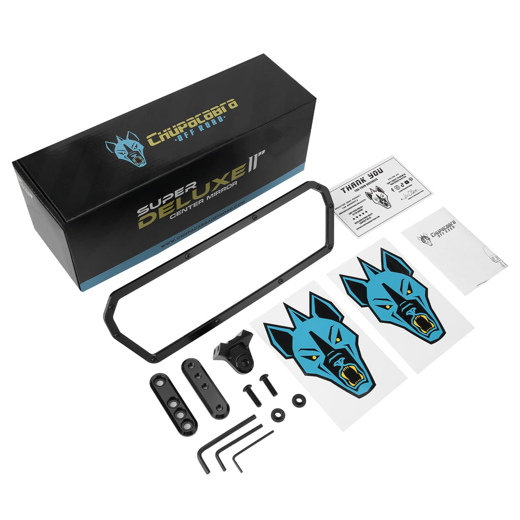 Chupacabra Offroad 11" Center Rearview Mirror Black