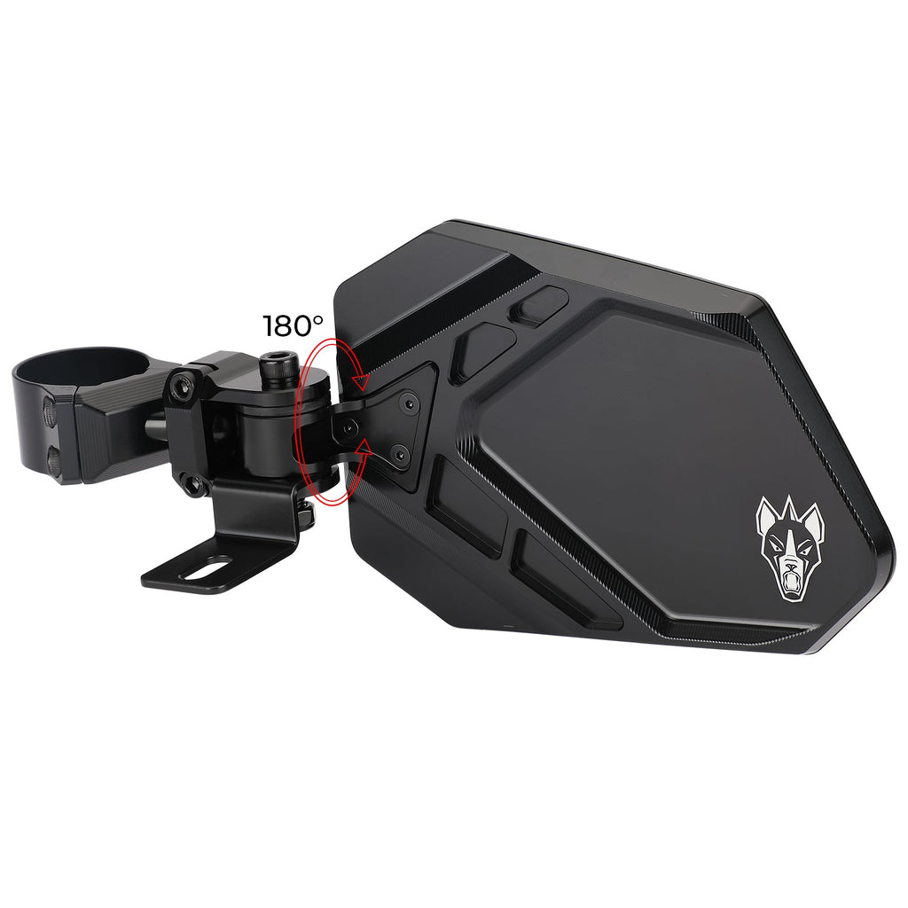 Chupacabra Offroad Cuero Pro UTV Side Mirror Set Black