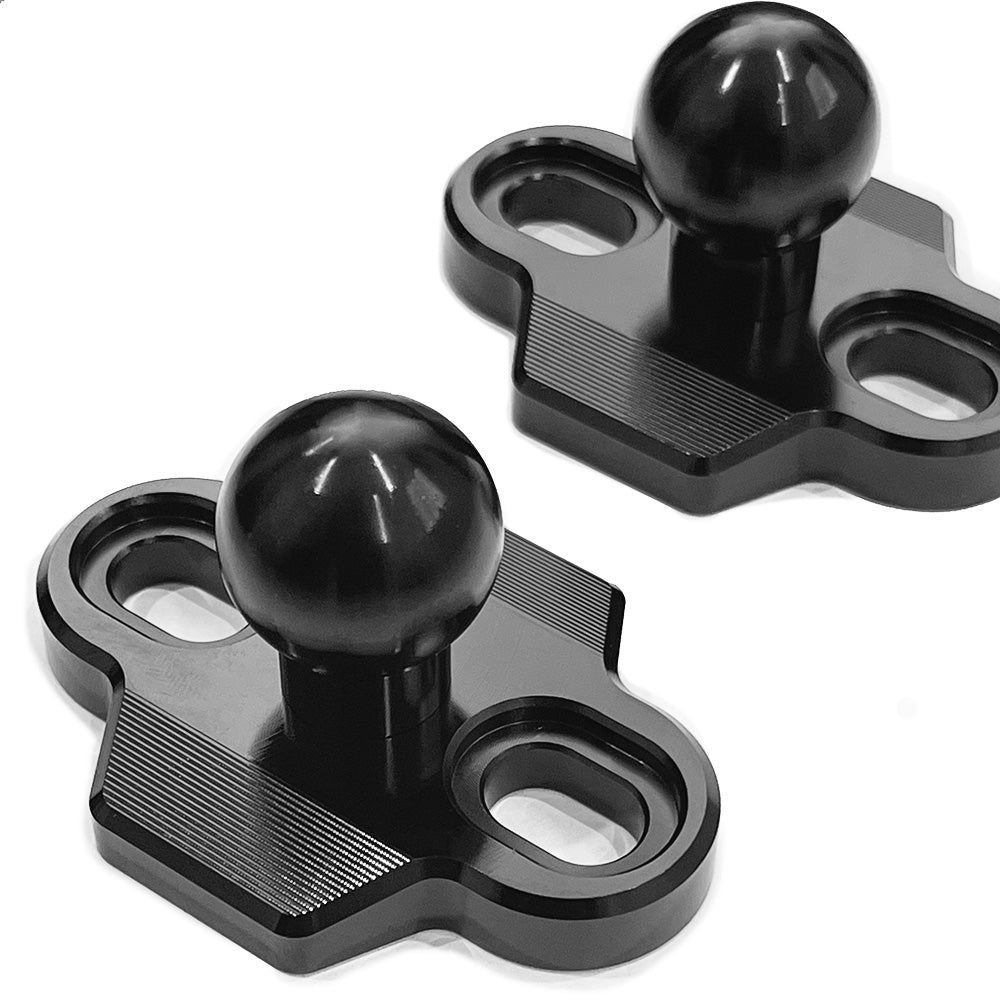 Chupacabra Offroad Slotted Defender Door Mount X3 Direct Mount 2017-2026 Set of 2 Black