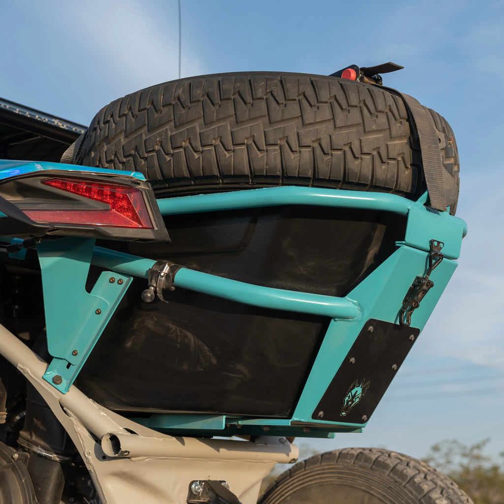 Chupacabra Offroad Can-Am X3 Rear Storage and Tire Rack
