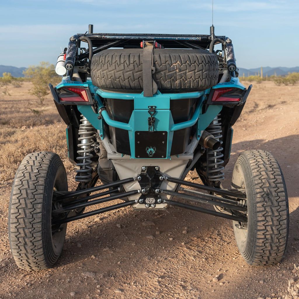 Chupacabra Offroad Can-Am X3 Rear Storage and Tire Rack