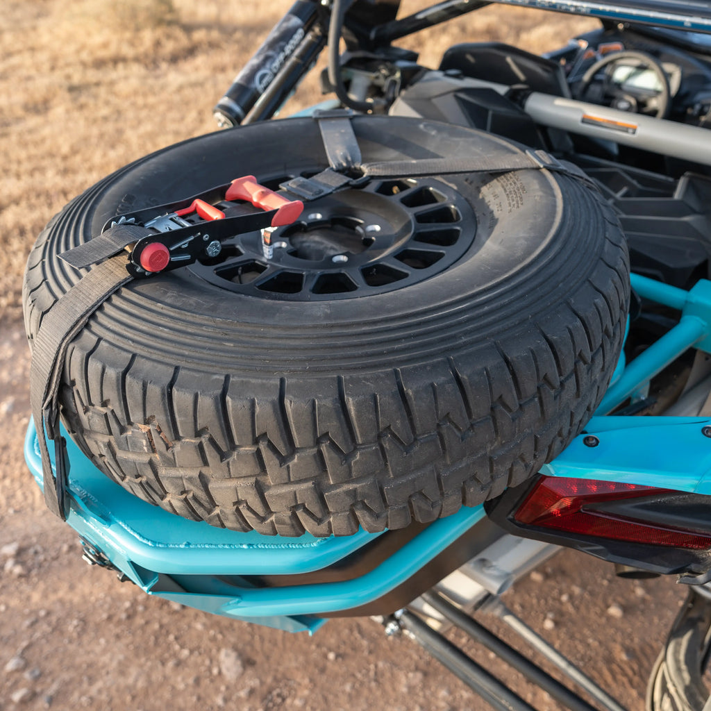 Chupacabra Offroad Can-Am X3 Rear Storage and Tire Rack