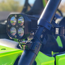 Load image into Gallery viewer, Chupacabra Offroad A-Pillar 45° Light Mount Black 1.75