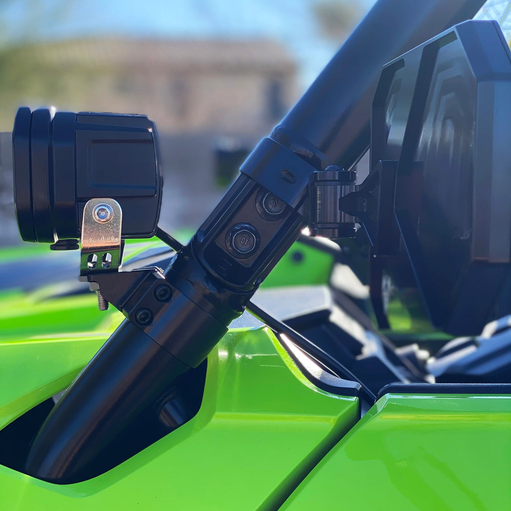 Chupacabra Offroad A-Pillar 45° Light Mount Black 1.75
