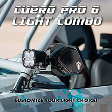 Load image into Gallery viewer, Chupacabra Offroad Cuero Pro Mirror Light Combo Black