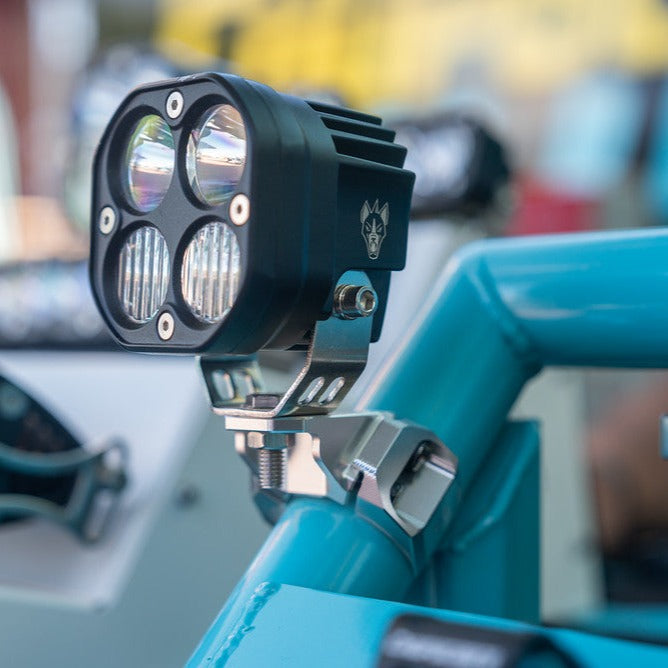 Chupacabra Offroad A-Pillar 45° Light Mount Black 1.75