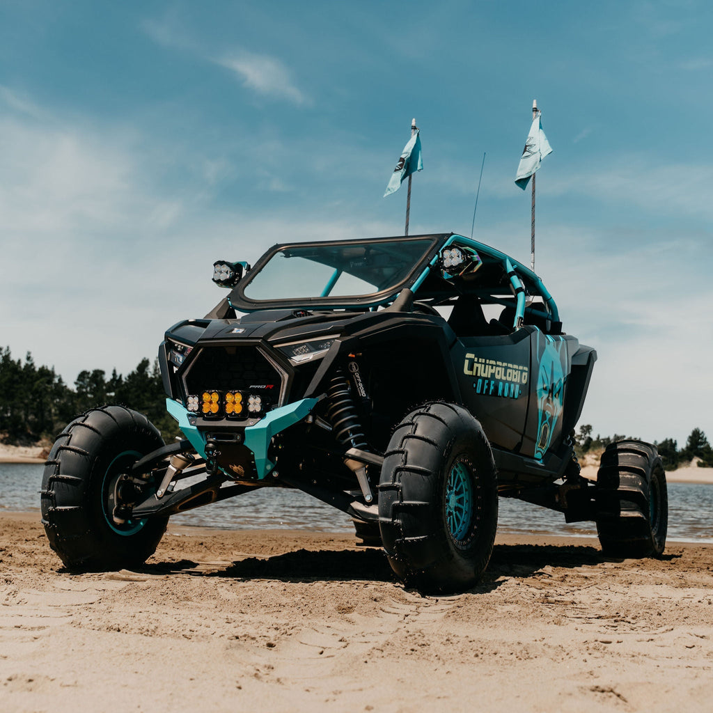 Chupacabra Offroad 2025+ RZR Pro R Plate Winch Bumper Black