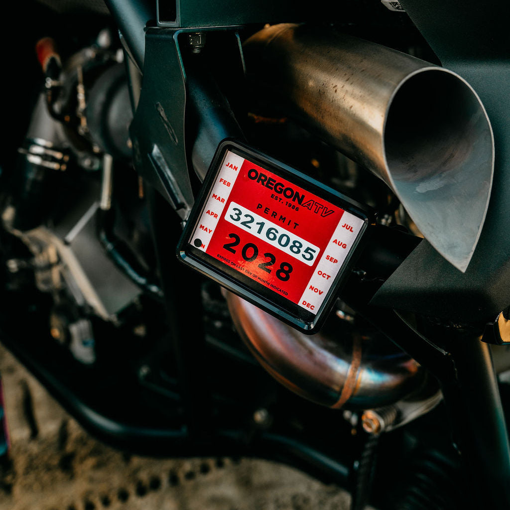 Chupacabra Offroad Billet Registration Plate Black