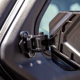 Chupacabra Offroad Slotted Defender Door Mount X3 Direct Mount 2017-2026 Set of 2 Black