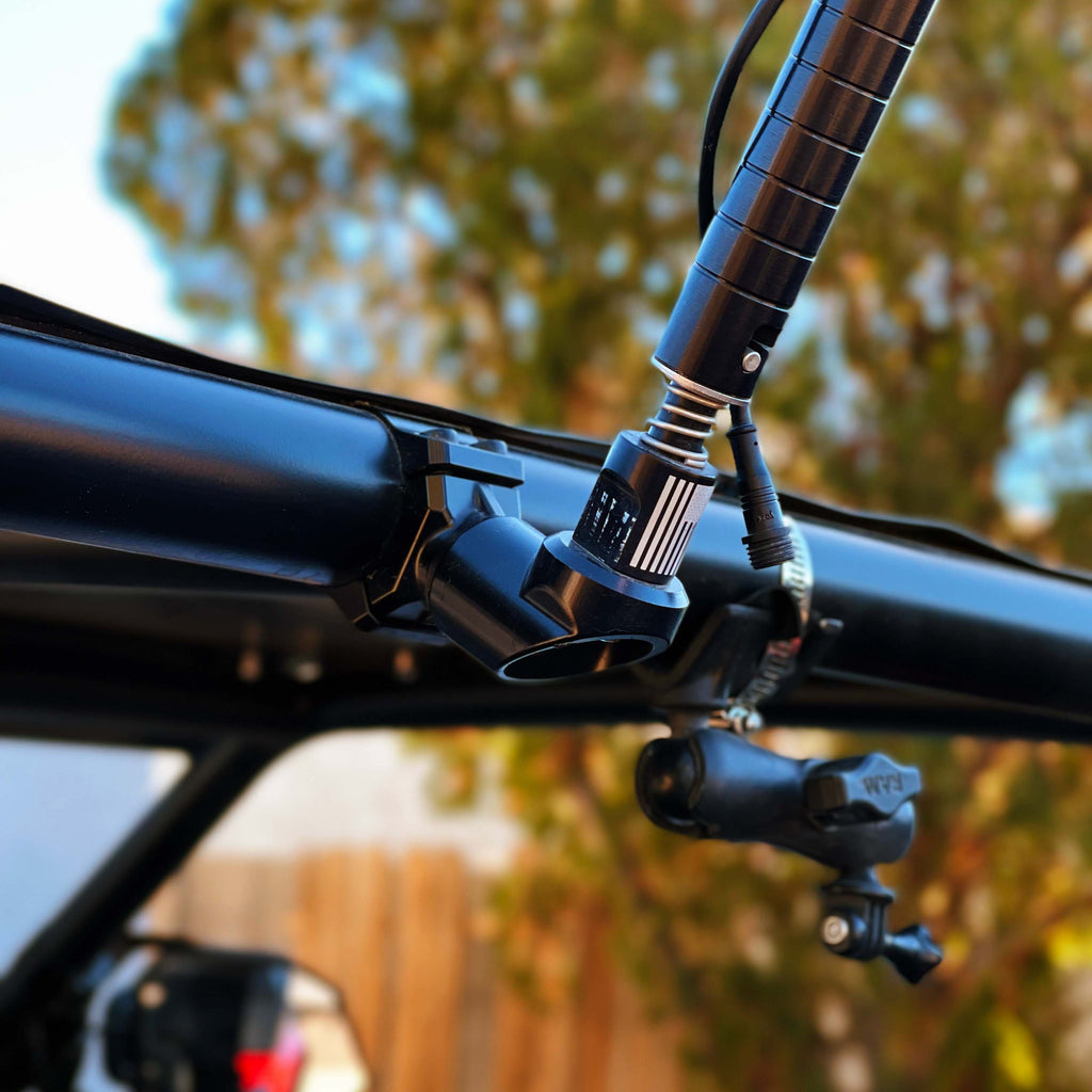 Chupacabra Offroad Whip Flag Mount Black 1.75