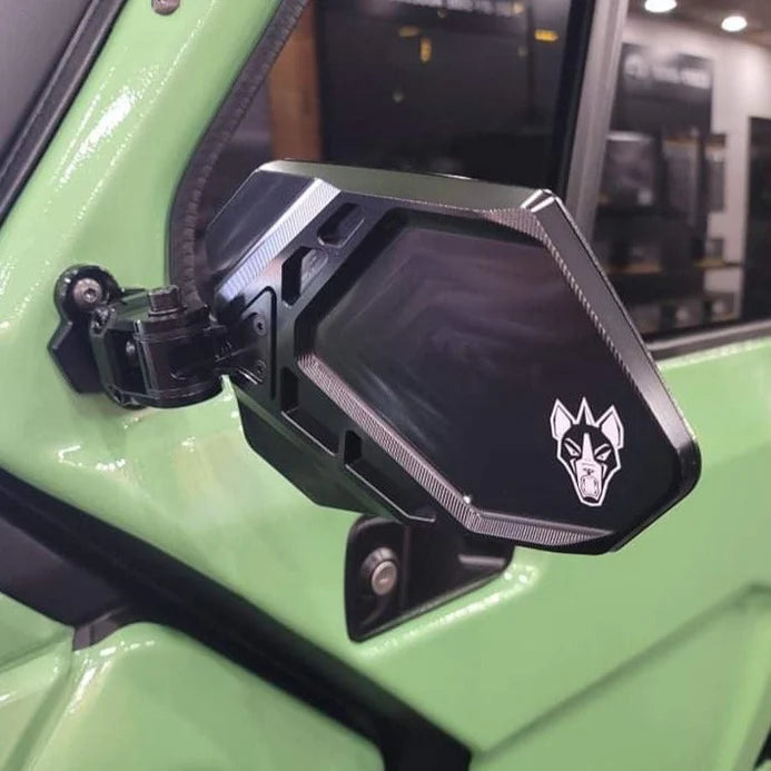 Chupacabra Offroad Cuero Pro UTV Side Mirror Set (w/ LED Light Mount)