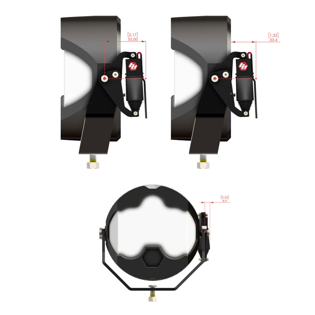 Baja Designs Reflex Light Actuator Kit for LP4 LP6 LP9 XL-M Universal