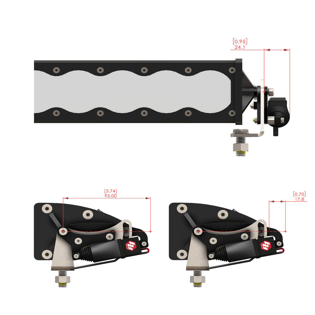Baja Designs Reflex Light Actuator Kit for OnX6+ Light Bar Universal