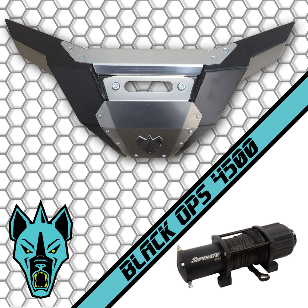 Chupacabra Offroad 2025+ RZR Pro R Plate Winch Bumper Black