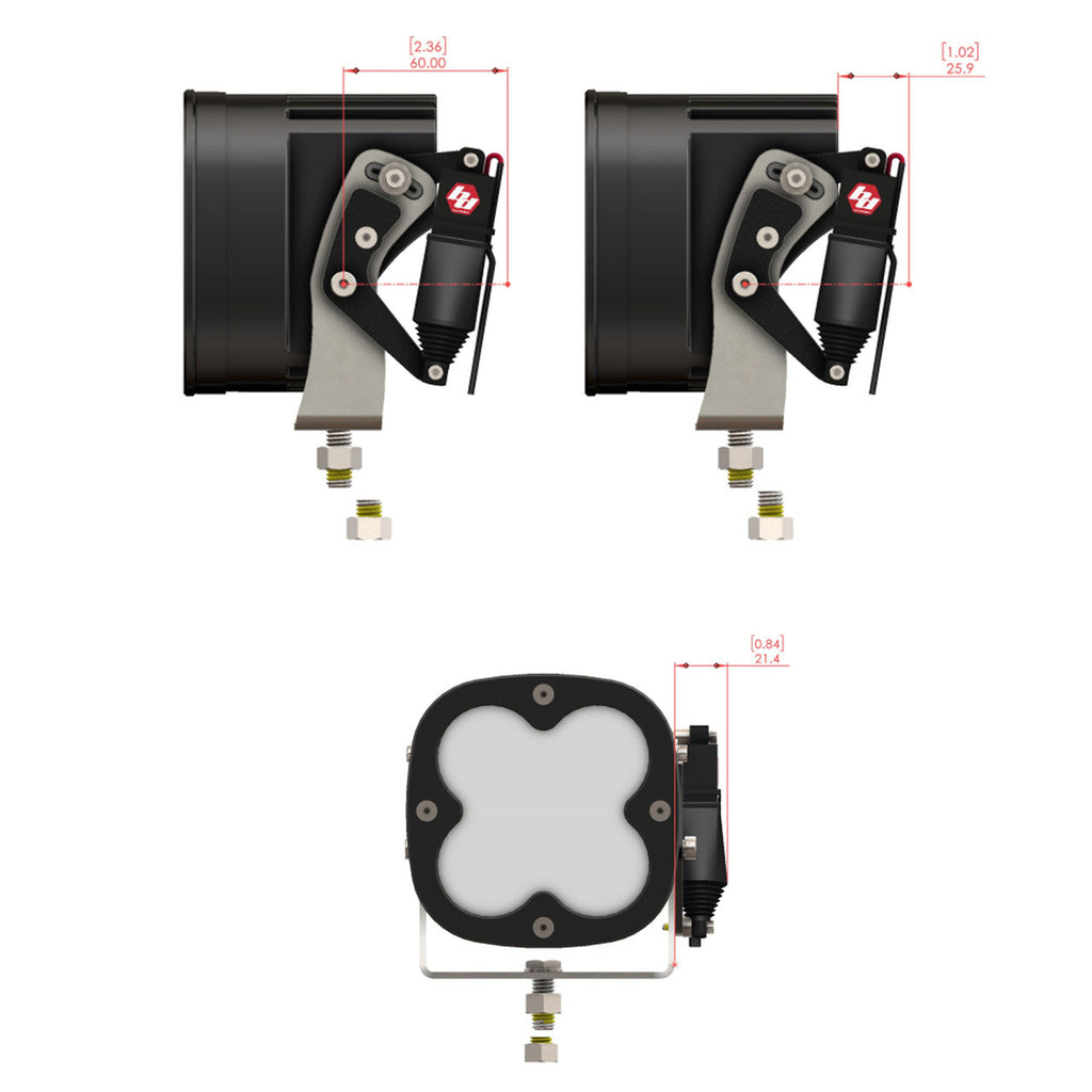 Baja Designs Reflex Light Actuator Kit for XL Standard Housing Universal