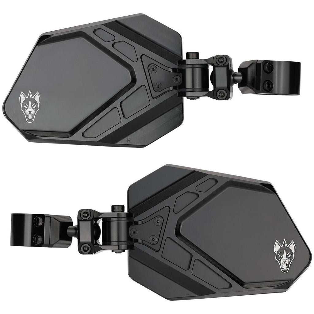 Chupacabra Offroad Cuero Pro UTV Side Mirror Set (w/ LED Light Mount)