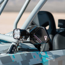 Load image into Gallery viewer, Chupacabra Offroad Cuero Pro UTV Side Mirror Set (w/ LED Light Mount)