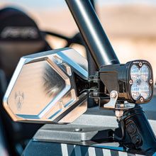Load image into Gallery viewer, Chupacabra Offroad Cuero Pro UTV Side Mirror Set (w/ LED Light Mount)